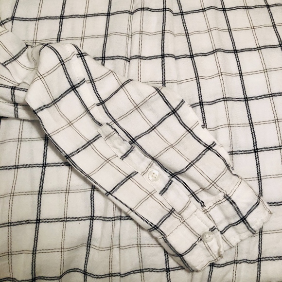 BP Plaid Boyfriend Button Down Shirt Size Small - Picture 5 of 6